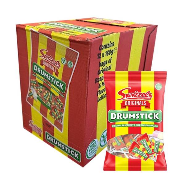 Bilde av Mega Drumsticks (Kartong 12 poser x 180g)