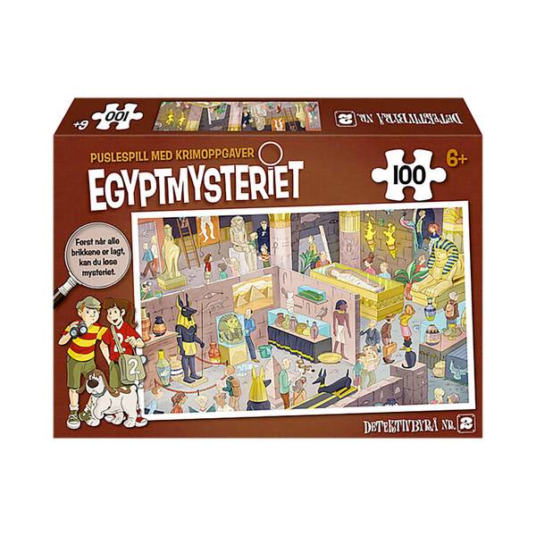 Hovedbilde Puslespill Egyptmysteriet - Detektivbyrå Nr.2