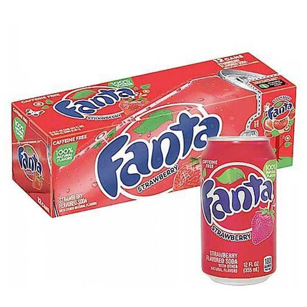Bilde av Fanta Strawberry (Kartong 12 x 355ml)