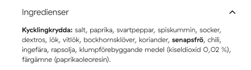 Kyllingkrydder 260g