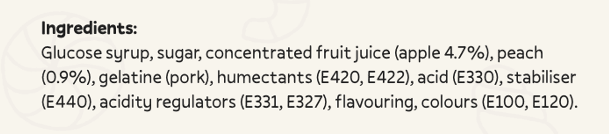Peely Peach Gummy