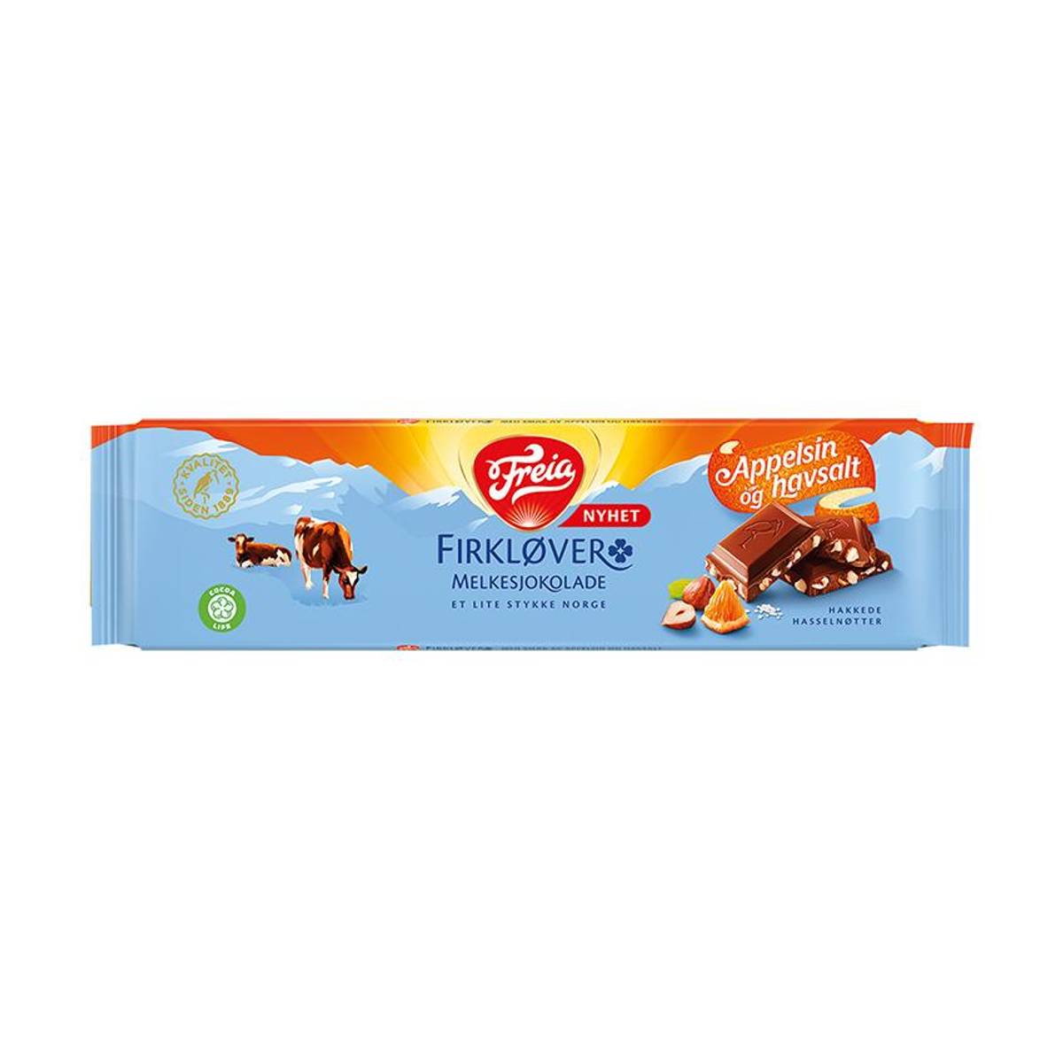 Firkløver med Appelsin & Havsalt 200g