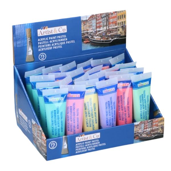 Hovedbilde Akrylmaling Pastell - Tube 75ml 
