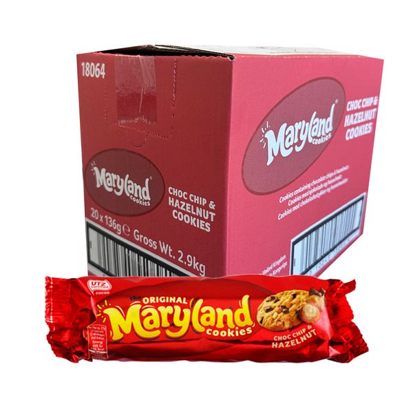 Hovedbilde Maryland Cookies (Kartong 20 x 136g)