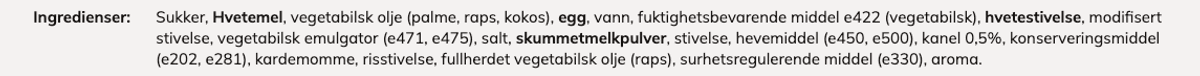 Kanelbollekake 4pk
