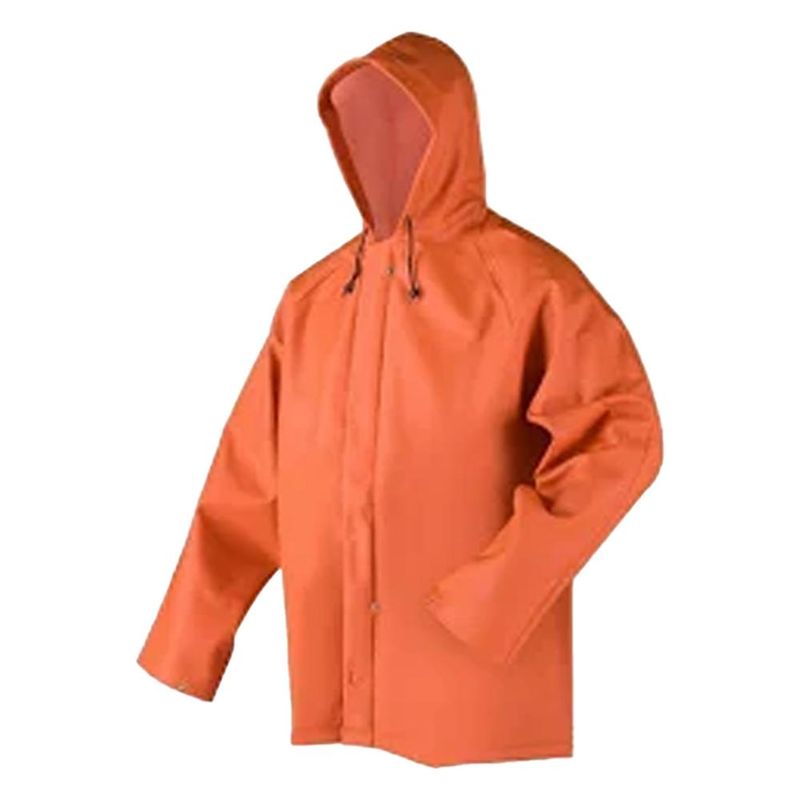 Regnjakke PVC - Rød Oransje