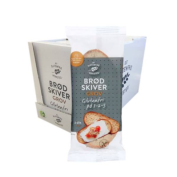 Bilde av Glutenfritt Brød - Grove 2 Skiver (Kartong 20 pk)