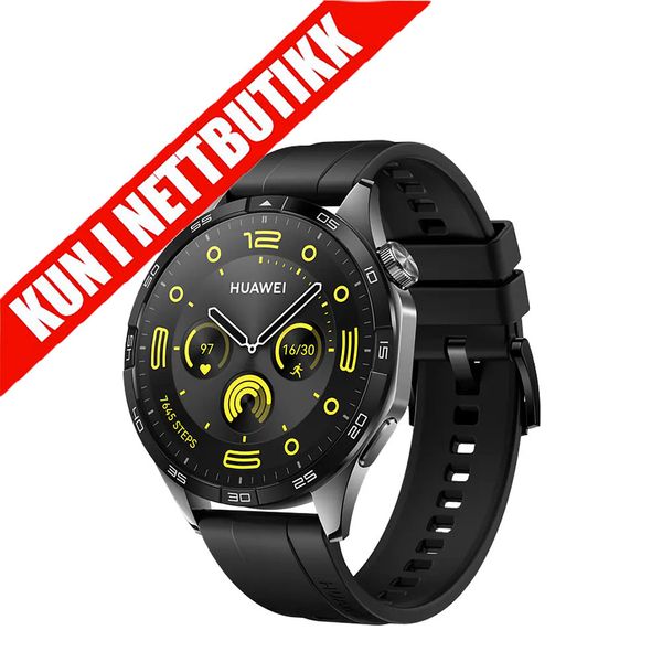 Bilde av Huawei Watch GT 4 Sportsklokke 46mm - Sort