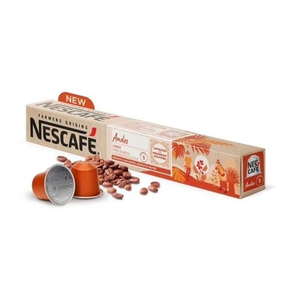 Bilde av Nescafe Andes Espresso Lungo - 10 x Kaffekapsler