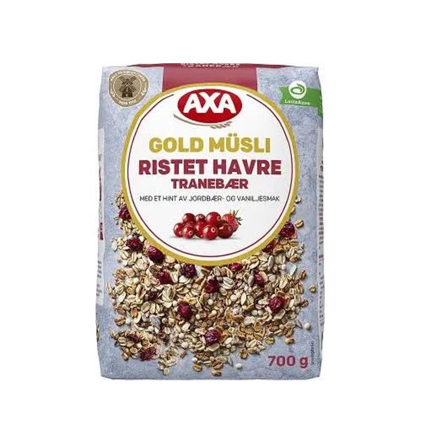 Müsli Ristet Havre & Tranebær