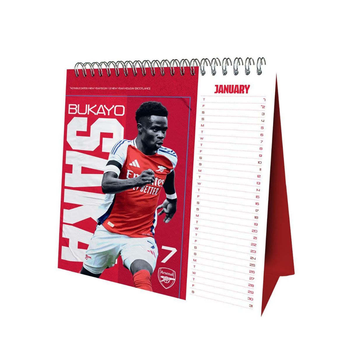 Arsenal Skrivebordskalender 2026