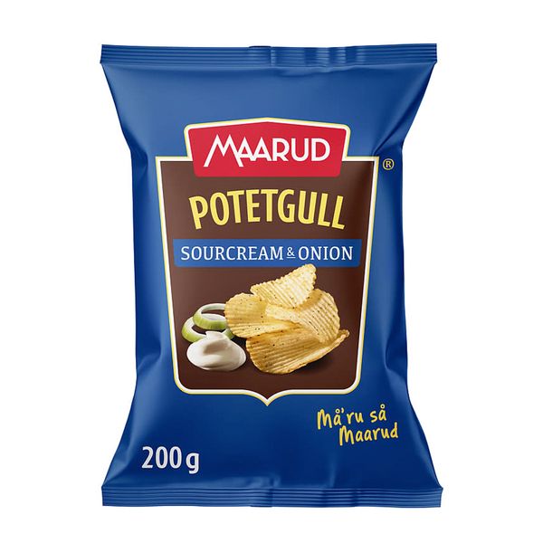 Hovedbilde Potetgull - Sourcream & Onion