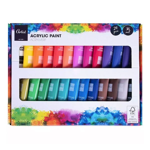 Hovedbilde Akrylmaling 24-pk