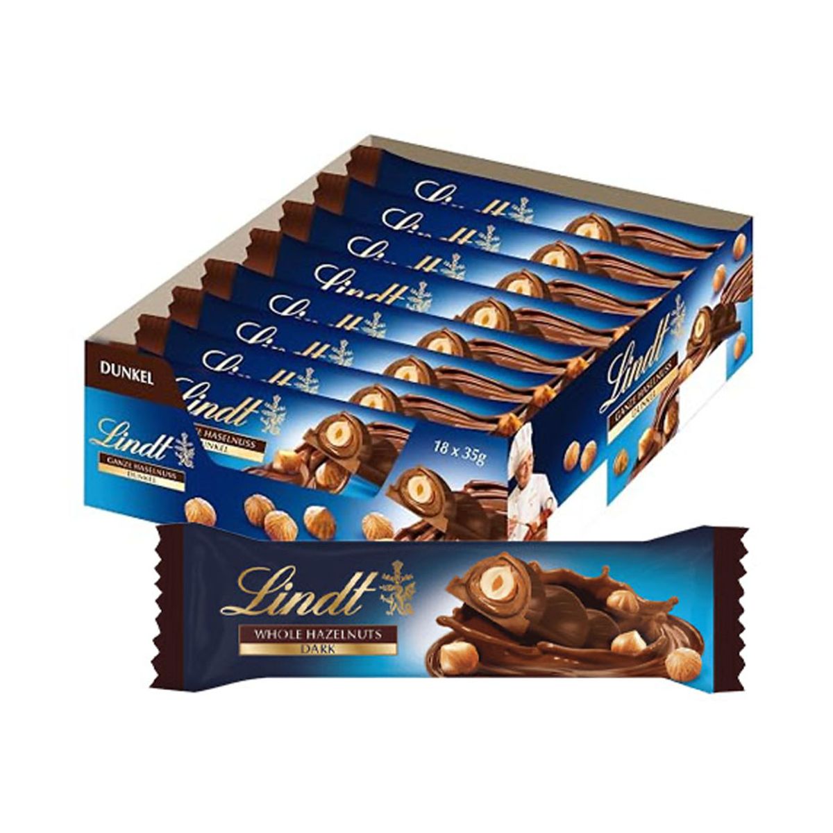 Lindor Sticks Hazelnut  (Kartong 18stk x35g)