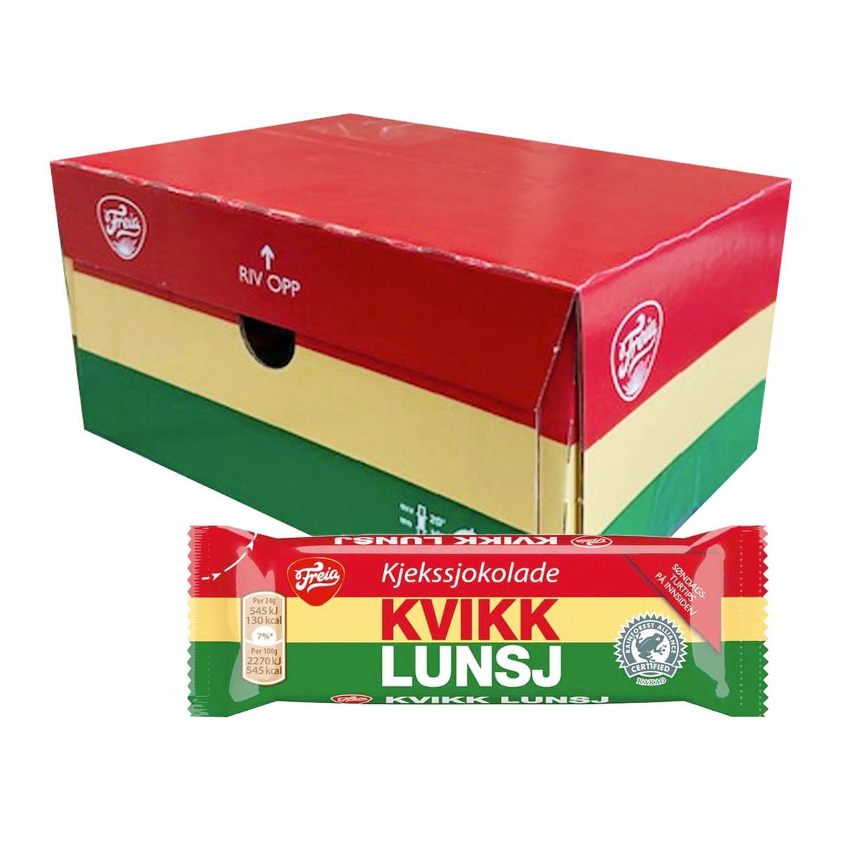 Kvikk Lunsj Mini (Kartong 35 x 24g)