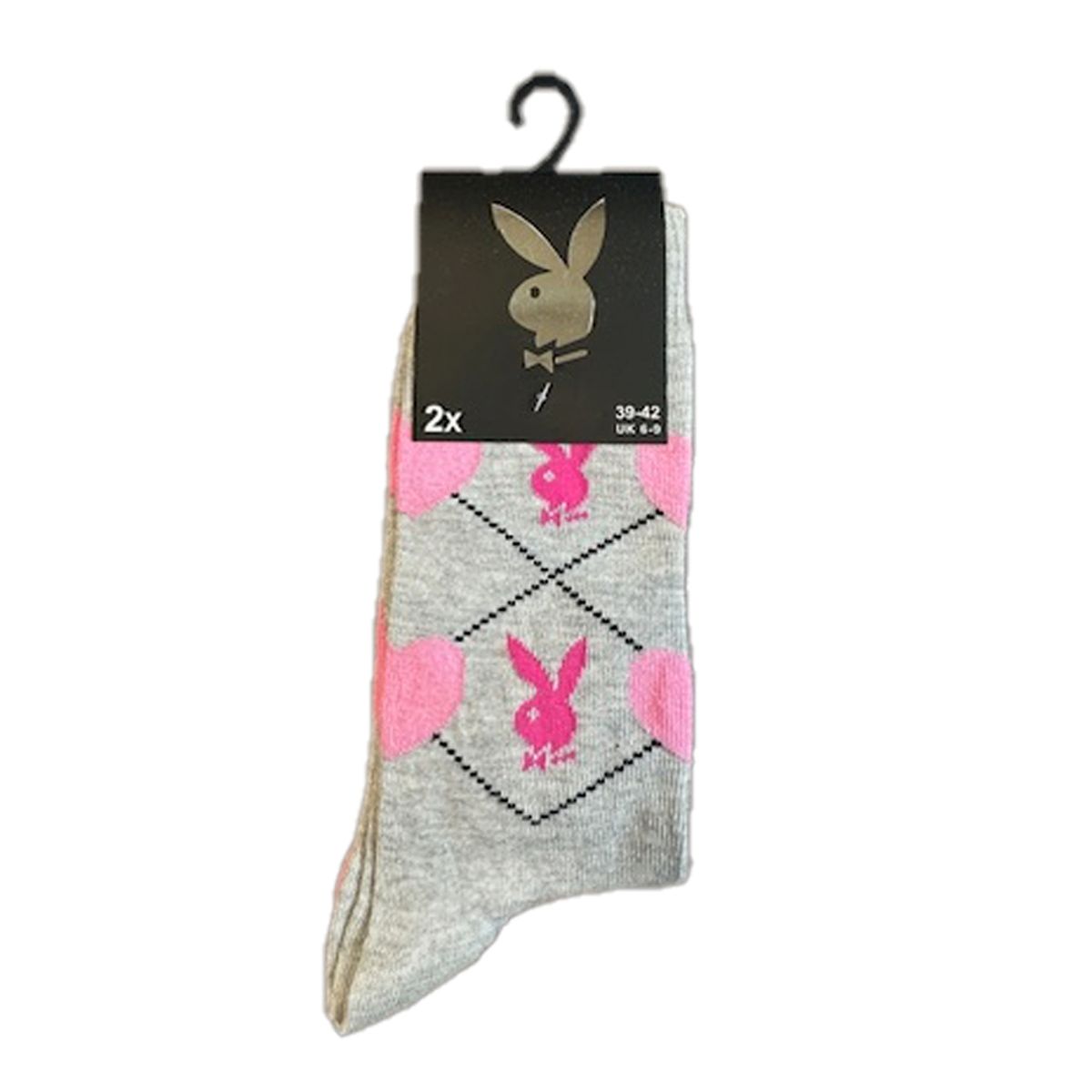 Playboy Damesokker 2pk - 39-42