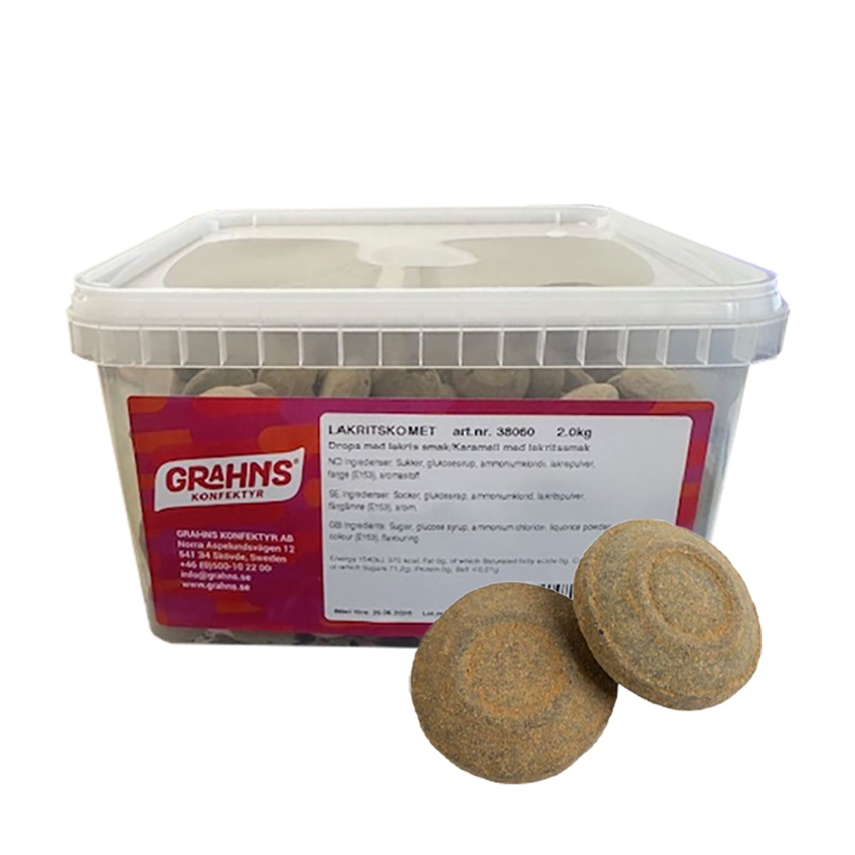 Lakriskomet 2Kg
