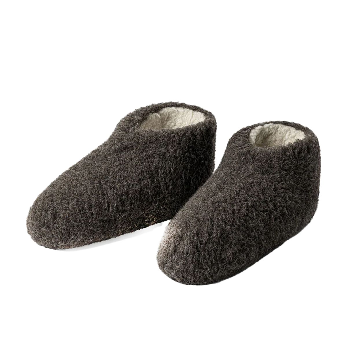 Ulltøfler (Lav Modell) - Mørk Brun