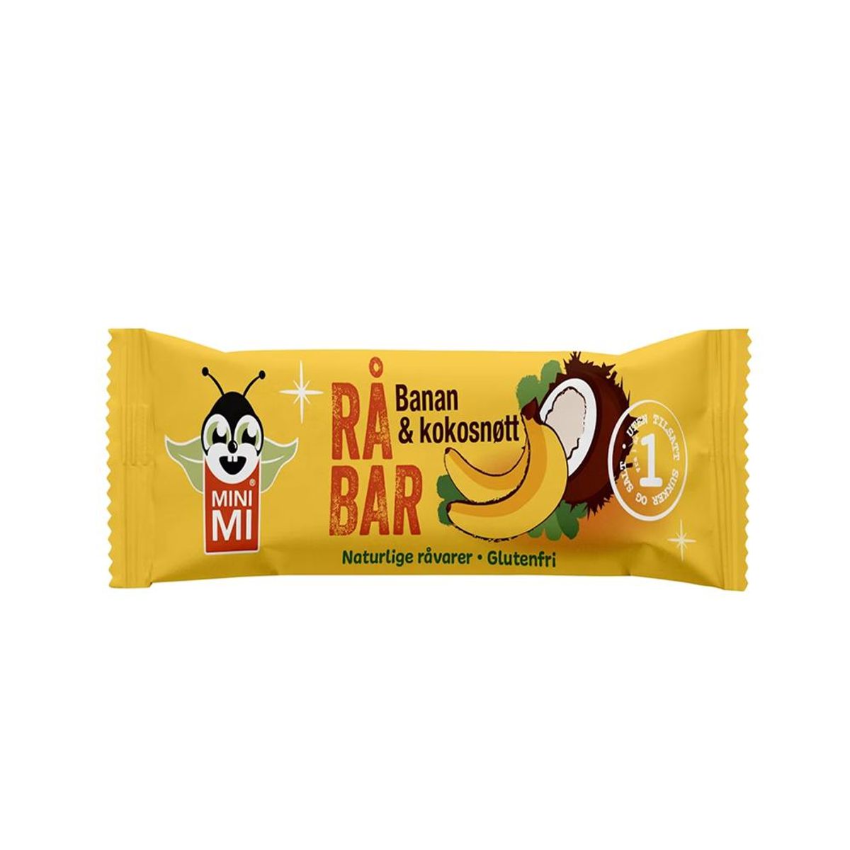Rå Bar Banan & Kokos (Kartong 30 x 35g)