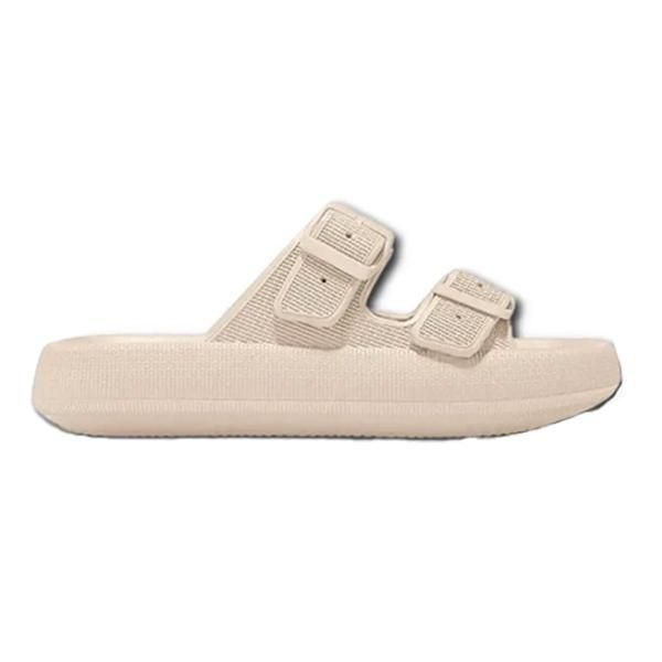 Hovedbilde Myke Slippers m/Spenne - Beige 