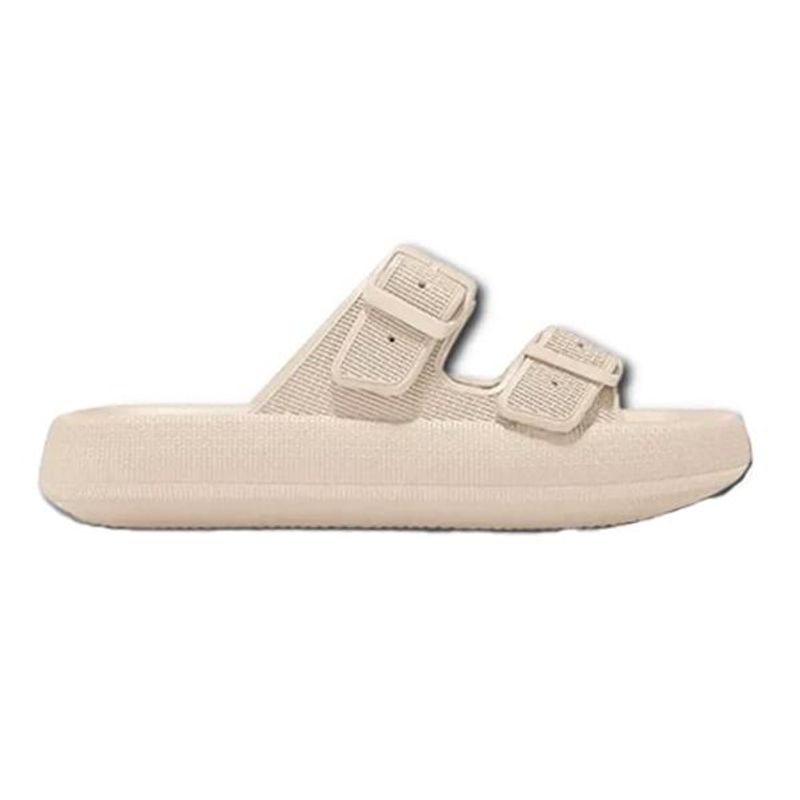 Myke Slippers m/Spenne - Beige 