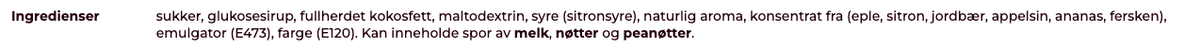 Jordbær Soft Bites (Kartong 3,25kg)