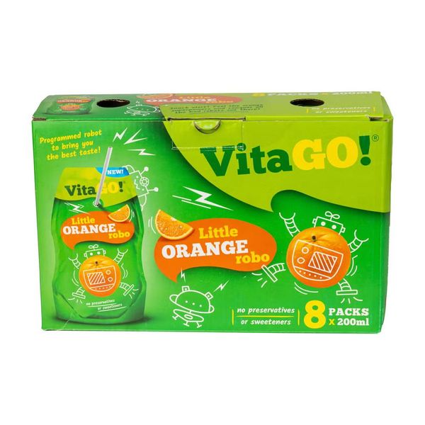 VitaGO Appelsinjuice (Kartong 8 x 200ml)
