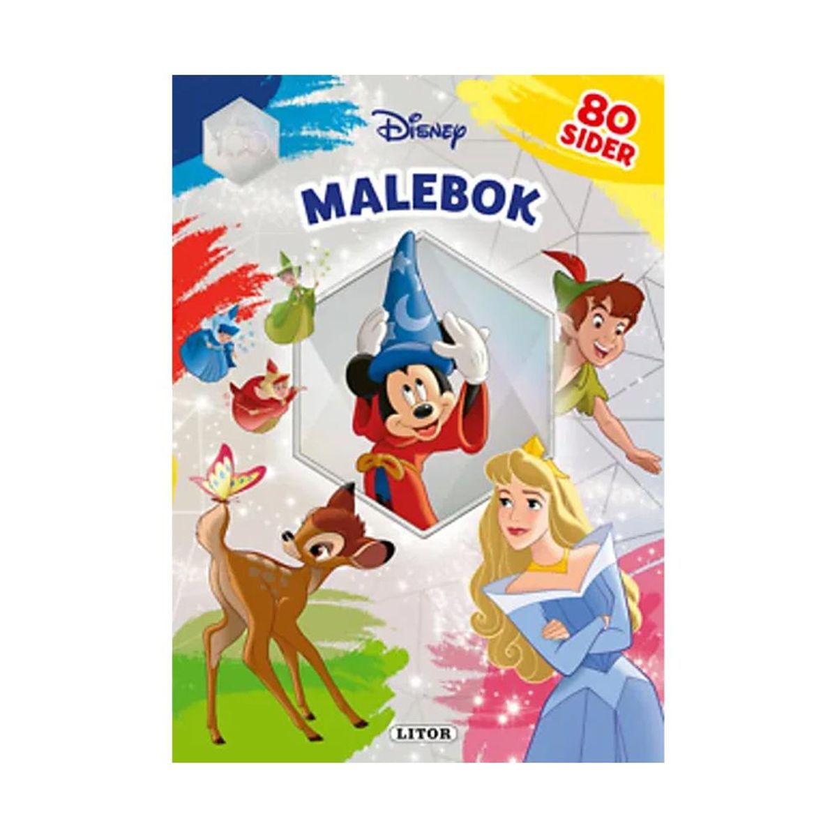 Disney 100 år - Malebok