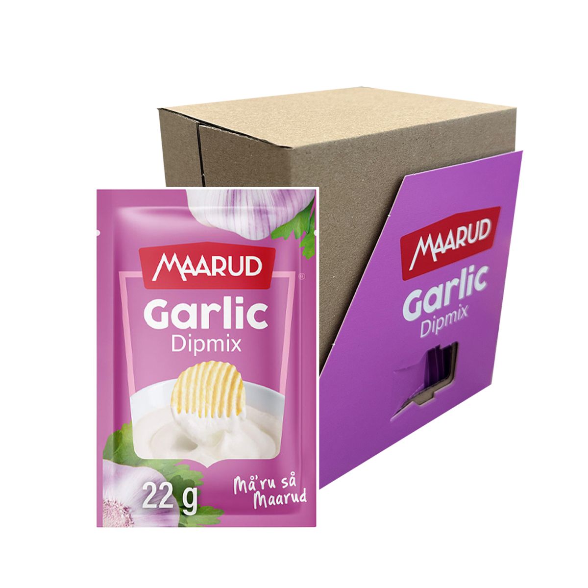 Garlic Dipmix (Kartong 22 x 22g)