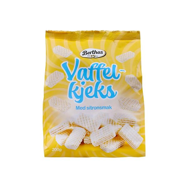 Hovedbilde Vaffelkjeks med Sitronsmak