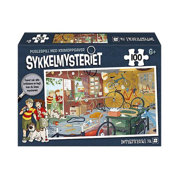 Hovedbilde Puslespill Sykkelmysteriet - Detektivbyrå Nr.2
