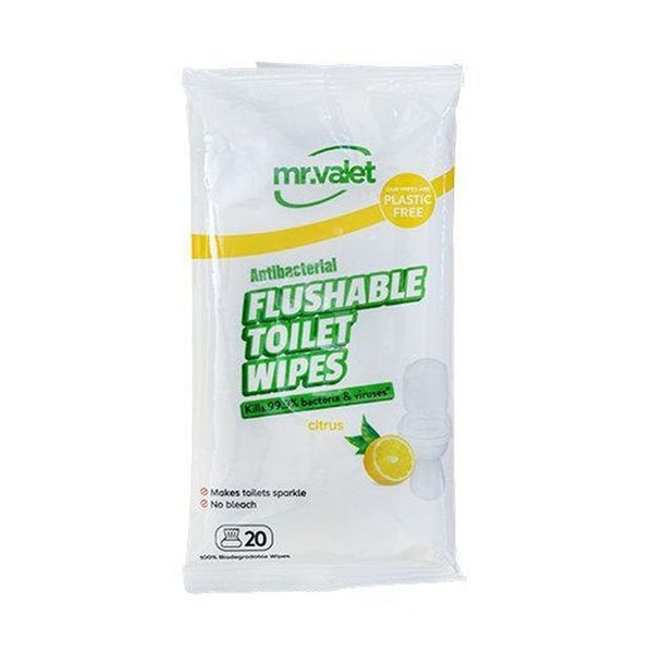 Flushable Toilet Wipes - Citrus