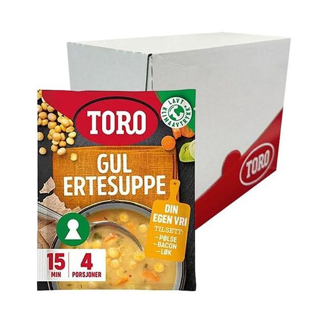 Hovedbilde Gul Ertesuppe (Kartong 12 x 146g)